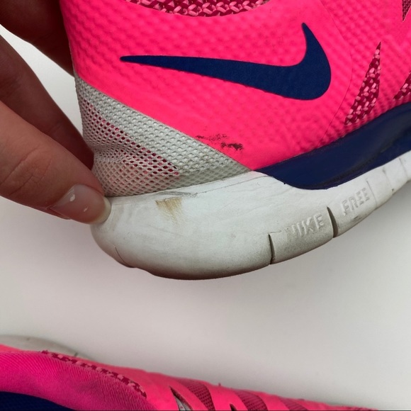 Nike 5.0 neon pink light weight running sneakers - Picture 8 of 10